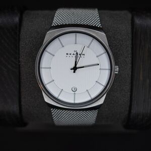 Skagen 780XLSS Men's Stainless Steel Mesh Analog Dial Quartz Wrist Watch